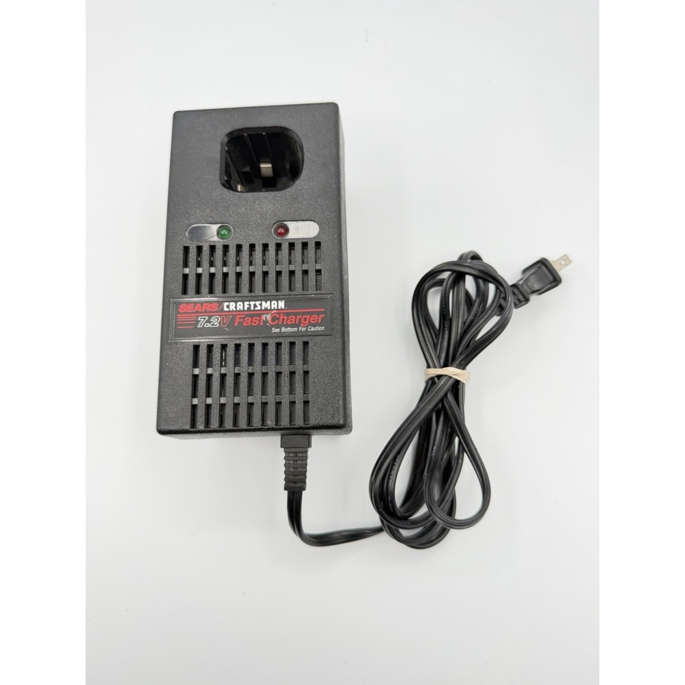 Craftsman 7.2V Fast Battery Charger 970814-004 Sears OEM Charger Tested
